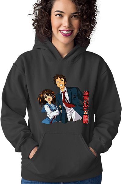 OEM Women's sweatshirt Haruhi Suzumiya Itsuki Random Paranormal Ghost SOS