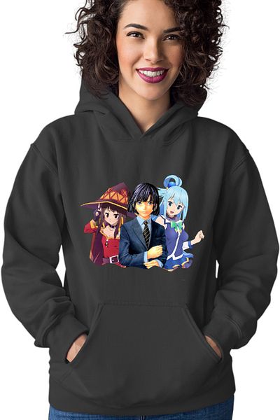 OEM Women's hoodie Hikaru no Go Akira Aqua Megumi Konosuba God Magic Paranormal