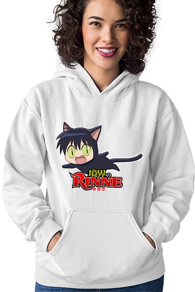 OEM Women's hoodie Rinne Rokumon Black Cat Rinne Boundary