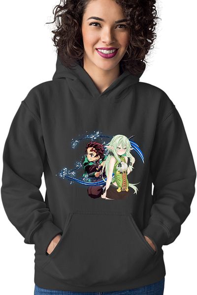 OEM Hanorac dama Goblin Slayer Elf Kimetsu no Yaiba Tanjirou
