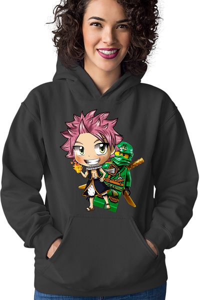 OEM Women's sweatshirt Fairy Tail Ninjago Manga Cartoon