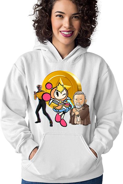OEM Bomberman Obi Kenobi Star Trek Gold Women's Hoodie