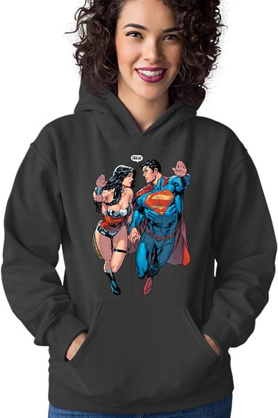 OEM Hanorac dama Wonder Woman Superman Lovers Superpowers American Heroes
