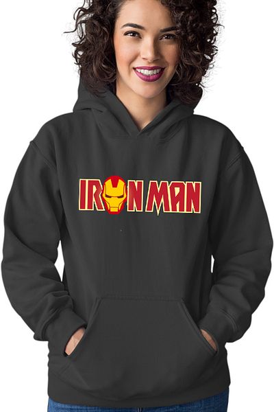 OEM Women's Ironman Logo Head Strong DC Hoodie