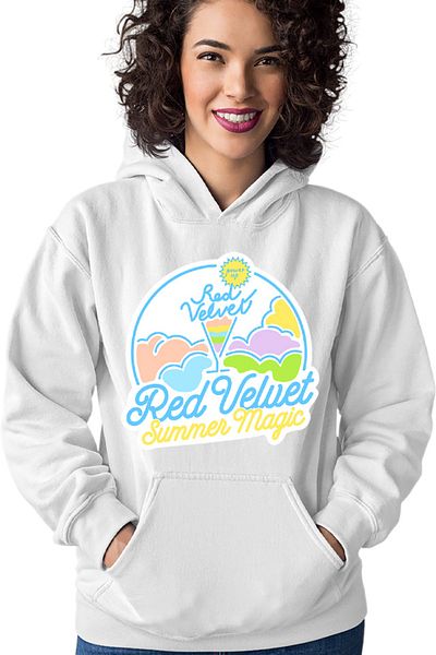 OEM Hanorac dama Red Velvet K-Pop Logo Summer Magic Vibe Colorful