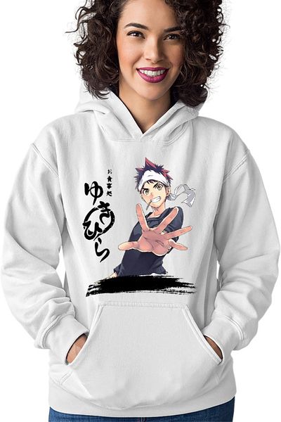 OEM Hanorac dama Food Wars Soma Hiragana Signature Horror