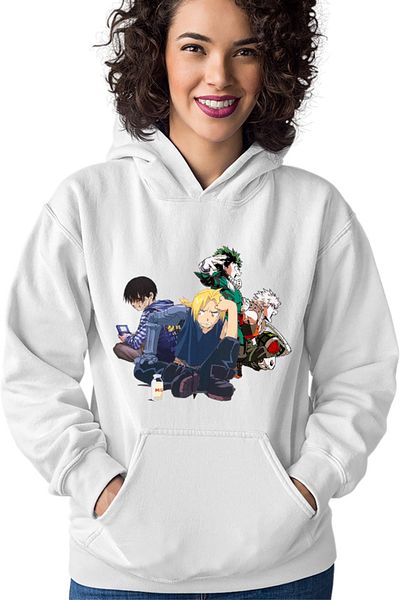 OEM Hanorac dama Btooom! Kou My Hero Academia Ikuzu Katsuki Milk Force Explosion