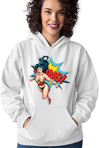 OEM Hanorac dama Wonder Woman Bang Super Girl Powers Stunning Marvel Action