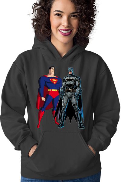 OEM Women's sweatshirt Superman Batman All Stars Marvel design