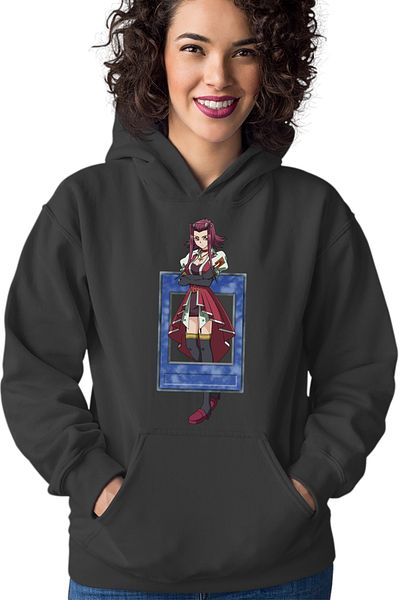 OEM Yu Gi Oh Akiza Izinski Anime Card Game Women's Hoodie