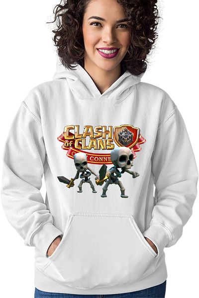 OEM Hanorac dama Clash of Clans Skeletons Team Tank Sword Fighters Logo