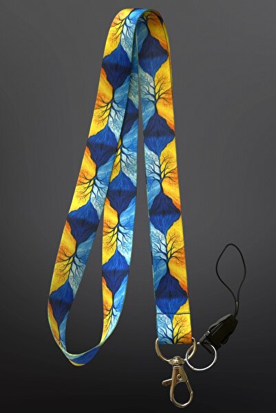 StormiStoretr Snur pentru gât cu model Arborele Vieții |   Breloc și curea pe...