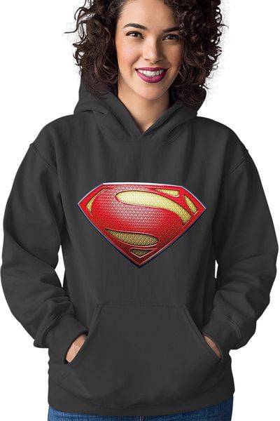 OEM Women's Hoodie Superman Logo Cartoon Redson Marvel