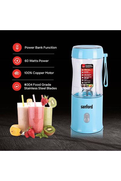 Sanford 380ml Rechargeable Portable Blender SF6810BR
