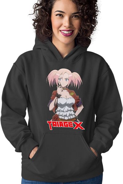 OEM Triage X Nishida Oriha Twins Manga Kawaii Women's Hoodie