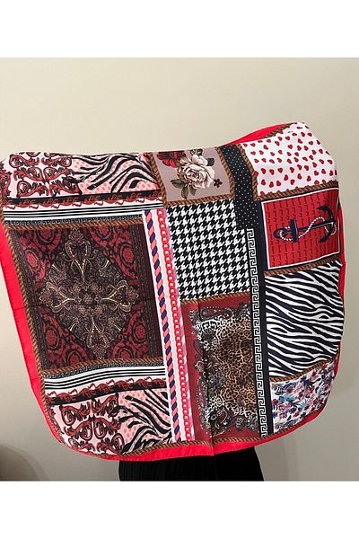 sema aksesuar Houndstooth Leopard Zebra Patterned Bandana - Scarf Gift