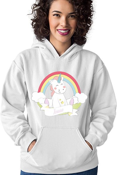 OEM Women's hoodie Unicorn Squad Ioana Clouds Fluffy