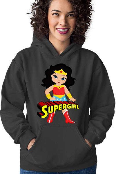 OEM Superman Diana Prince Superwoman Supergirl Women's Hoodie