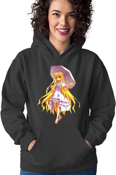 OEM UQ Holder McDowell Cute Anime Girl Action Blonde Women's Hoodie