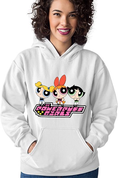 OEM Hanorac dama The Powerpuff Girls Logo Cartoon Animation