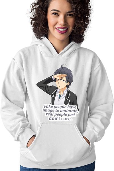 OEM Hanorac dama OreGairu Hikigaya Hachiman Fake Otaku