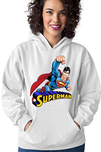 OEM Hanorac dama Superman Men of Steel Revine Desen