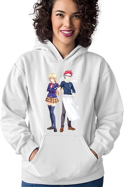OEM Hoodie Women Foos Wars Soma Erina Rivals Anime Japan Otaku