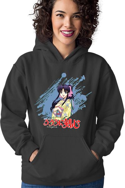 OEM Women's hoodie Rurouni Kenshin Kaori Brush Himura Shonen