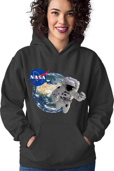 OEM NASA Astronaut Earth Planet Universe Women's Hoodie