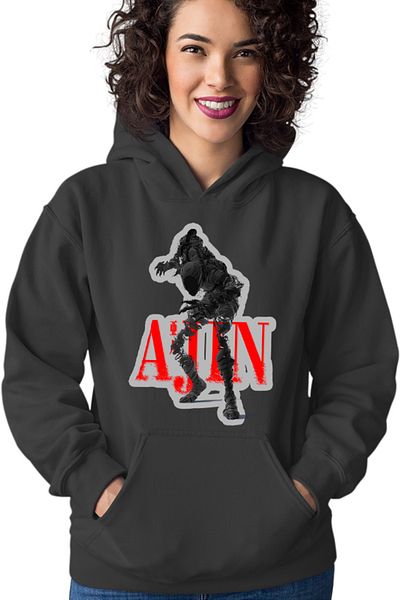 OEM Women's hoodie Ajin Monster Immortal Humans Africa Japan Hunt