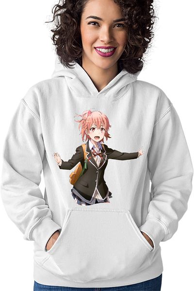 OEM Women's Hoodie OreGairu Yui Playfull Tsundere Weeb Animation