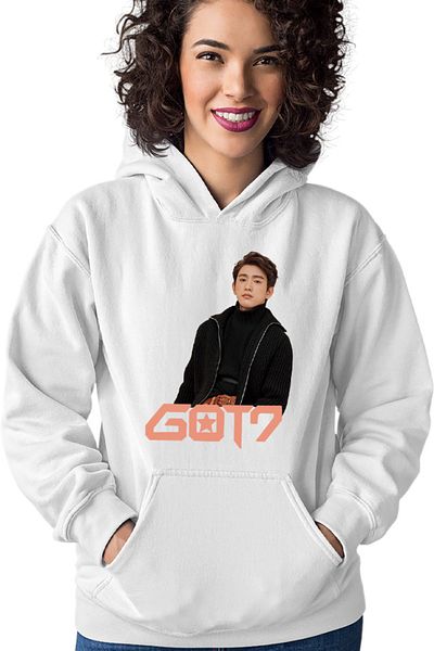 OEM Got7 Jinyoung Sexy Idol Korean American Winter Concept Women's Hoodie