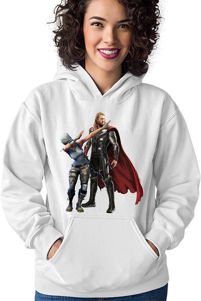OEM Hanorac dama Fortnite Dub Meme Thor Hammer