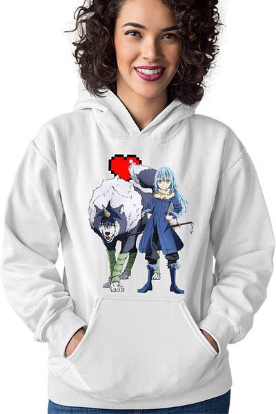 OEM Hanorac dama TenSura Slime Isekai Rinmuru Ranga Minecraft Heart