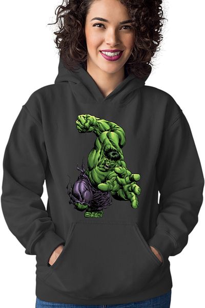 OEM Hanorac dama Hulk Illustration Help Comic Book Animation Movie