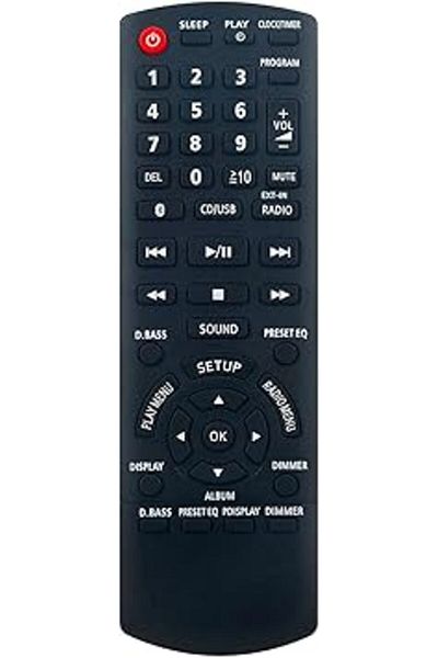 The Bros N2QAYB001101 Remote for Panasonic Stereo: SC-PMX92, SC-PMX90, SA-PMX70, SB-PMX70 & More