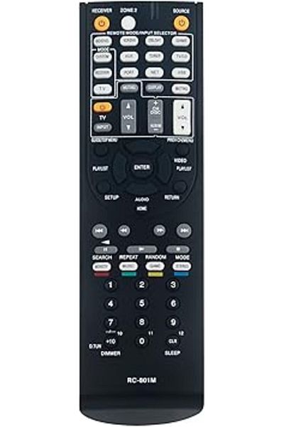 The Bros RC-801M Remote for Onkyo Receiver HT-R990, TX-NR509, HT-S9400, HT-RC360 & More