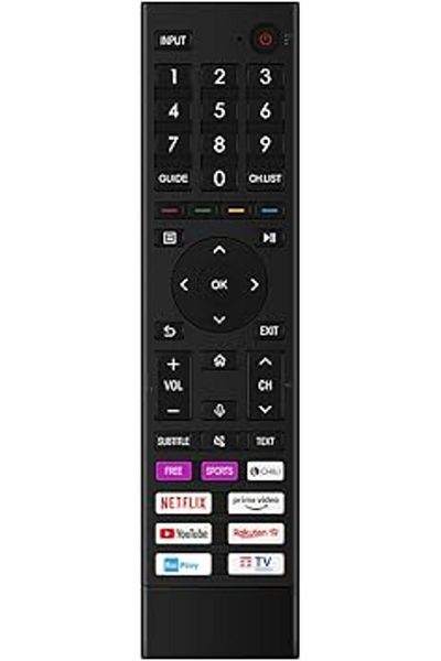The Bros جهاز تحكم صوتي ERF3C80H لتلفزيون Hisense الذكي OLED 75A7GQ 75A70GQ 65A72GQCH 75A78GQ