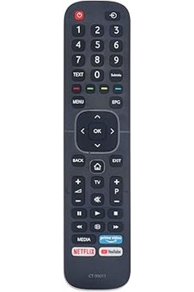 The Bros CT-95011 Remote Control WEN2CB27T for Toshiba Smart TVs 50U5069EE, 55U5069EA, 65U5069EE & more