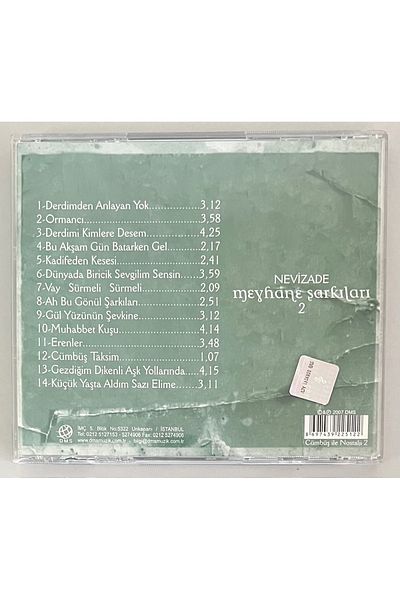 Plakevi İzmir Nevizade Tavern Songs 2 Cd (Original Period Print Cd)