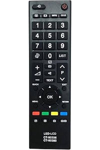 The Bros CT-90336 CT-90380 Remote for Toshiba LED TV 23PB200 29PB200 32PB200 40PB200 32PU200 Series