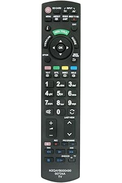 The Bros N2QAYB000490 00724A Remote for Panasonic TV TX-LF42G20S TX-P42S21B Sub N2QAYB000489