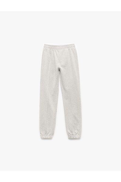 Koton Elastic Waist Raster Basic Jogger Sweatpants