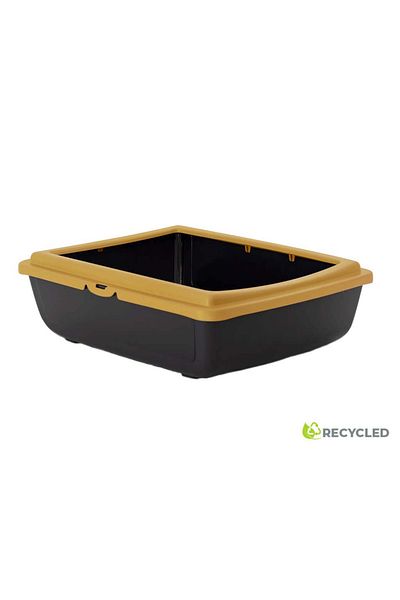 MPB Juliet Cat Litter Box, 48x38x14h cm, Orange