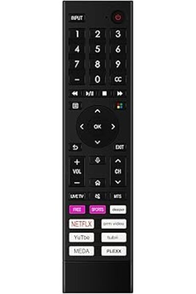 The Bros ERF3X80H Voice Remote for Hisense Android Smart TV 50H77G 65H77G 55A6GV 43A6GV 65A6GV