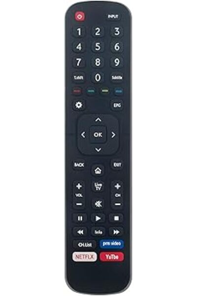 The Bros EN2BS27K Remote for Hisense Smart TV: 58R5, 65R6, 50R6, 70B7100UW & More – Replacement Compatible