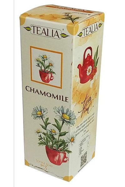 TEALIA Tilia Chamomile Herbal Infusion Tea Box (50g)