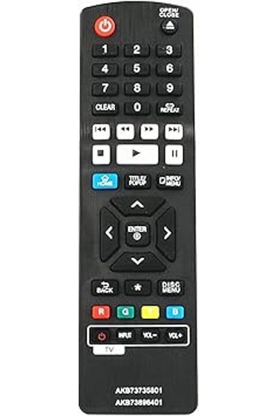 The Bros 2-in-1 Remote for LG Blu-Ray Player AKB73735801 AKB73896401 BP300 BP330 BP340 BP135