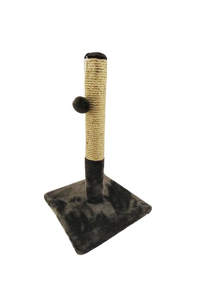 Agility Cat play set, column type on tassel stand, brown