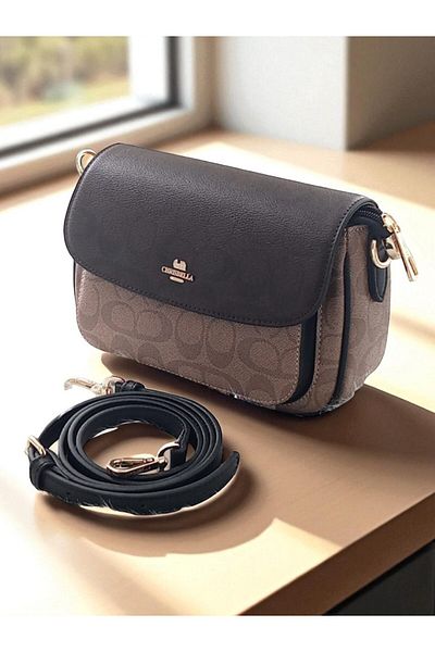 Chrisbella Crisbella bag, small size, coffee